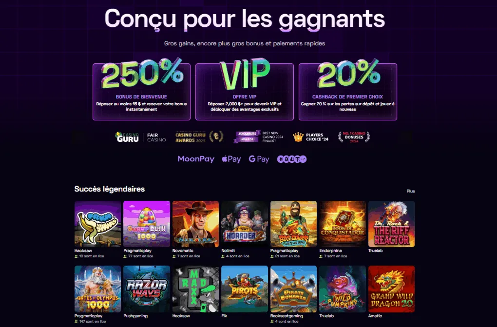 Immerion Casino bonus de bienvenue Immerion Casino Accueil